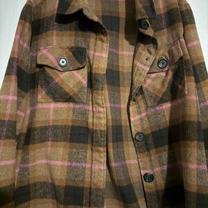 Steve Madden Flannel Plaid Shacket